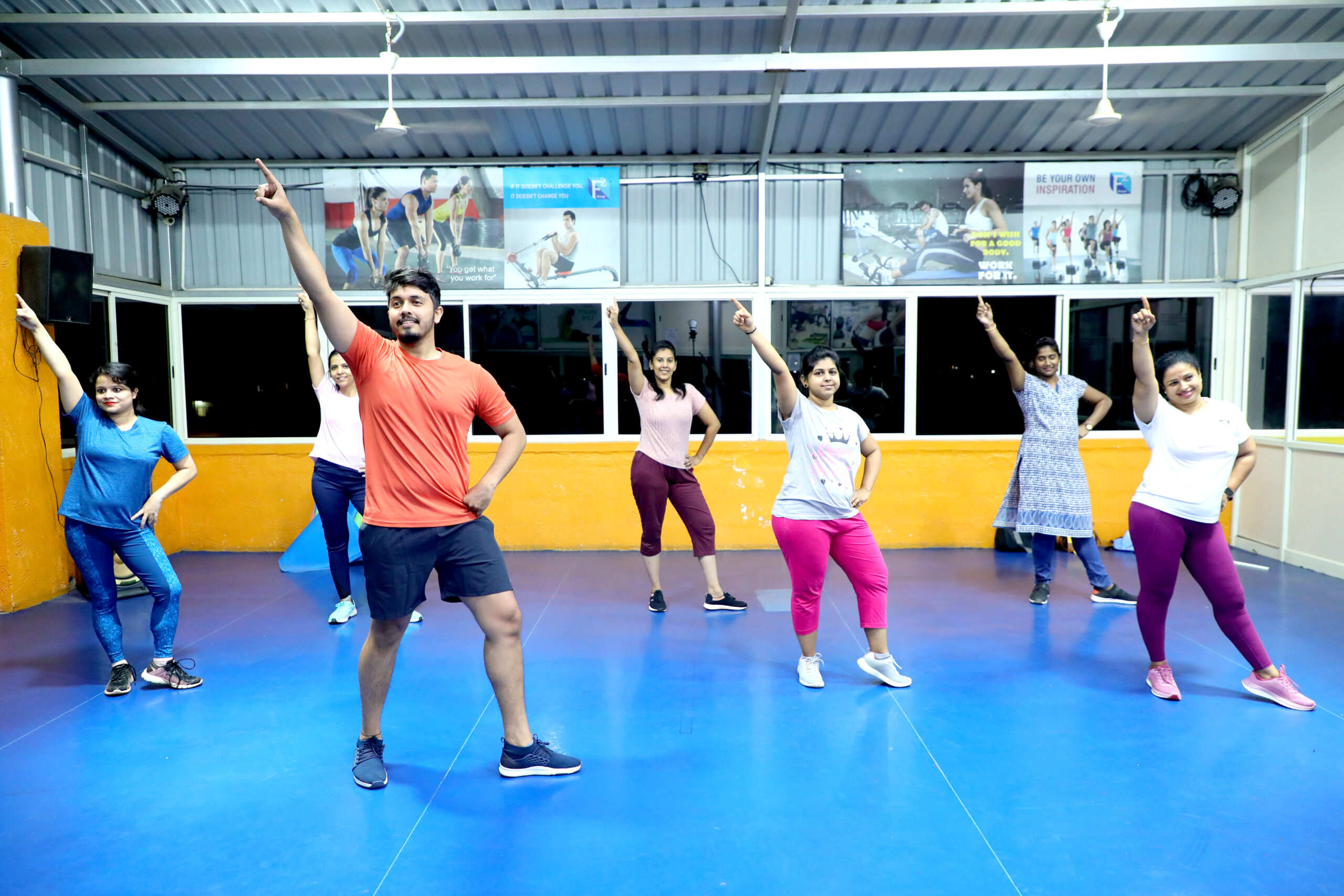 Zumba Classes in F2 Gym Square Bangalore